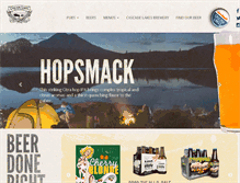 Tablet Screenshot of cascadelakes.com